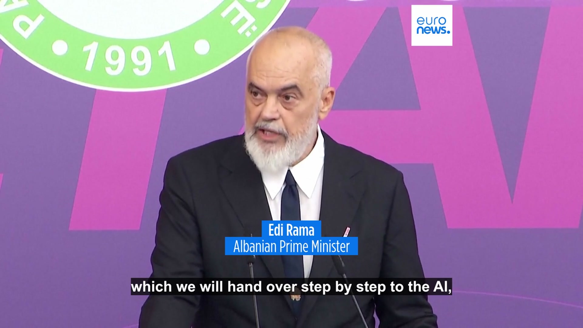 'Video thumbnail for Albania appoints world’s first AI government ‘minister’ to root out corruption'