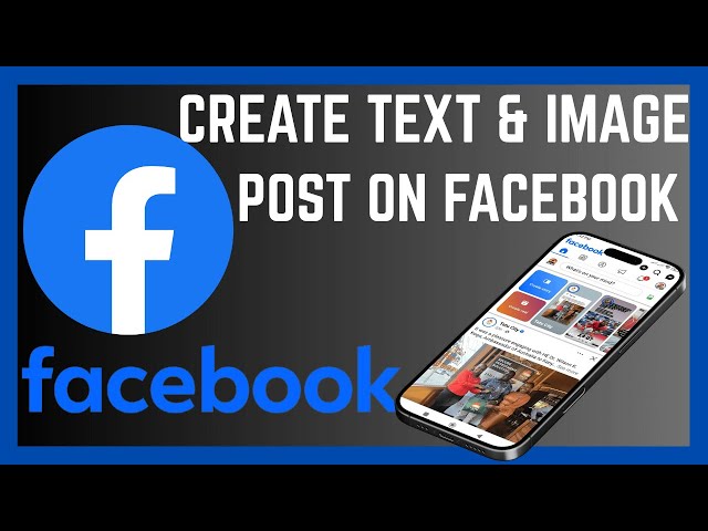 'Video thumbnail for How To Create A Text And Image Post On Facebook'