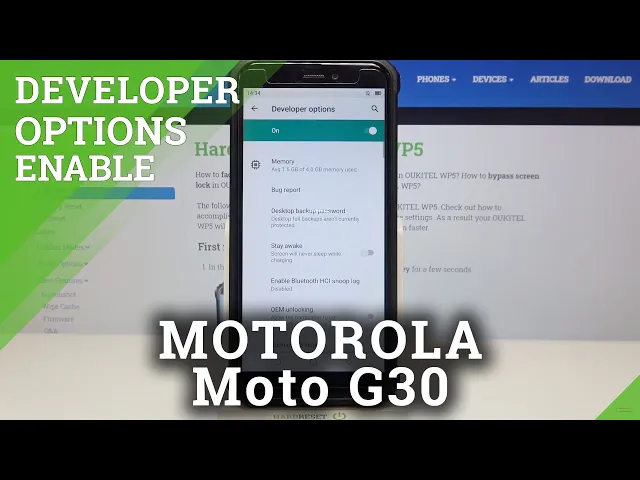 Video thumbnail for How to Enable Developer Options in OUKITEL WP5 – Open Advanced Options