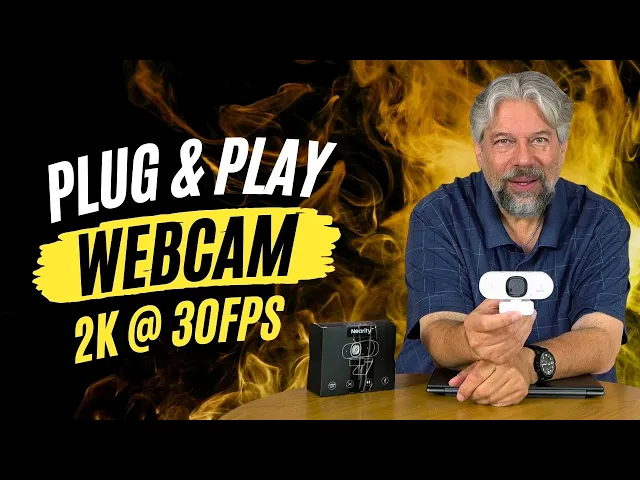 Video thumbnail for Nearity CC100 2K Webcam -- DEMO & REVIEW