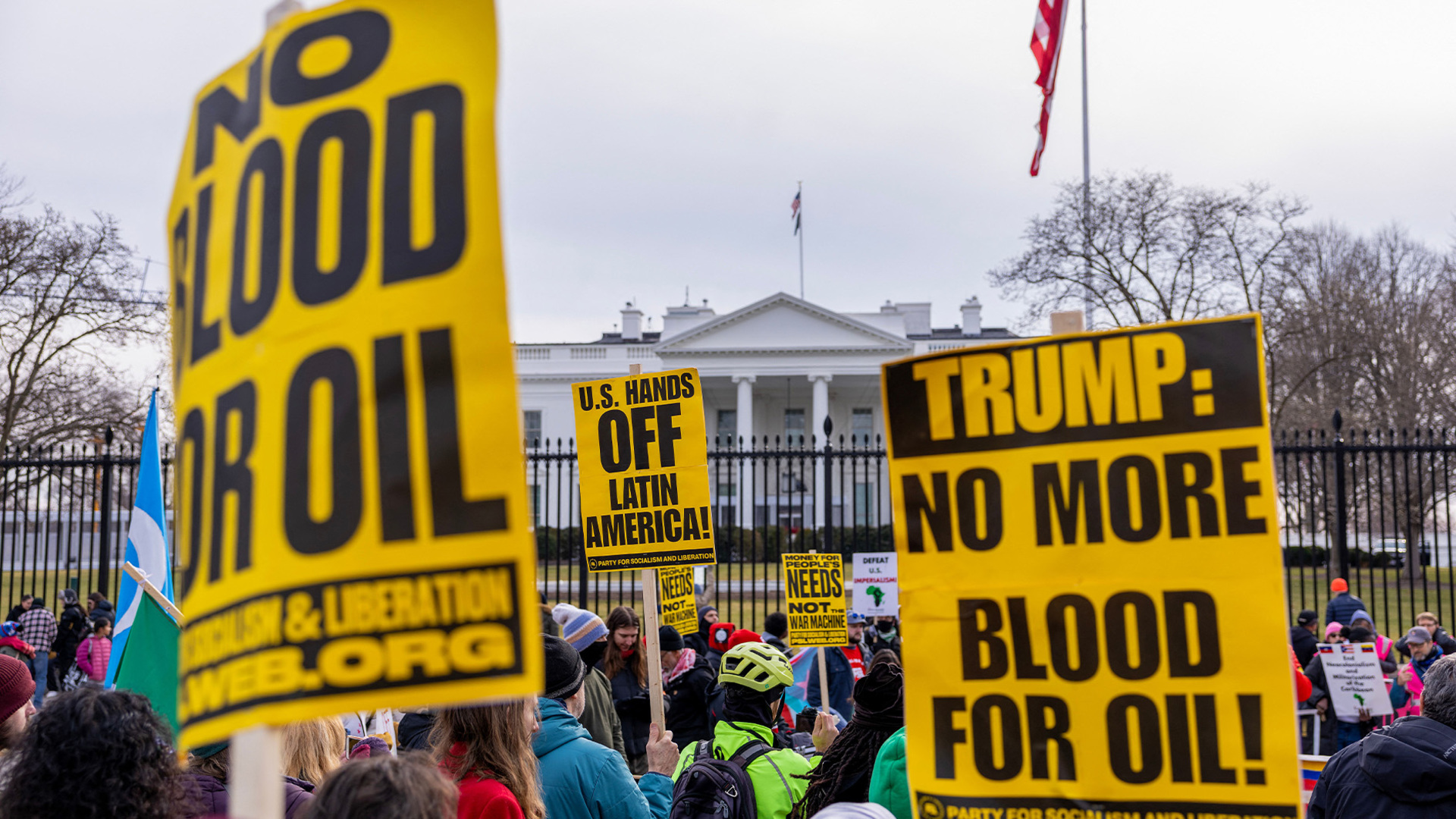 Video thumbnail for Global protests erupt against US attack on Venezuela