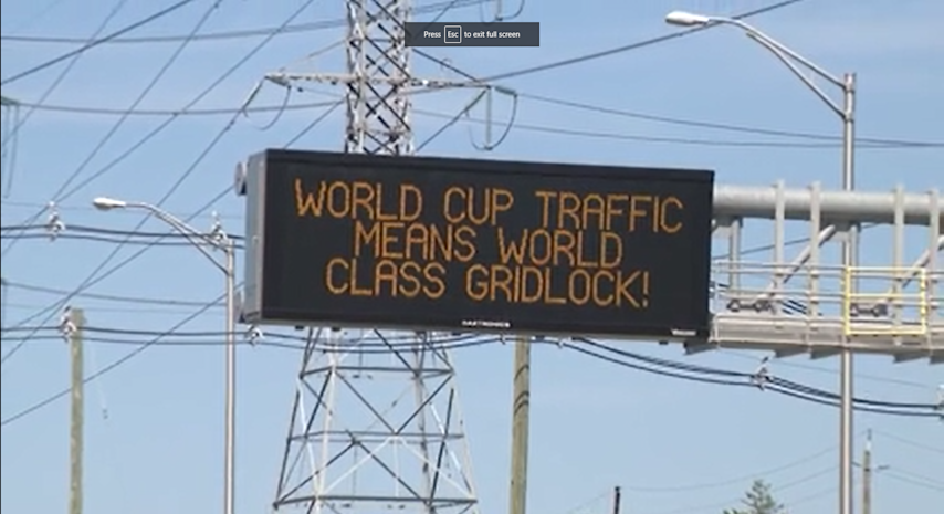 Video thumbnail for Plan ahead! FIFA World Cup expected to cause gridlock in NJ