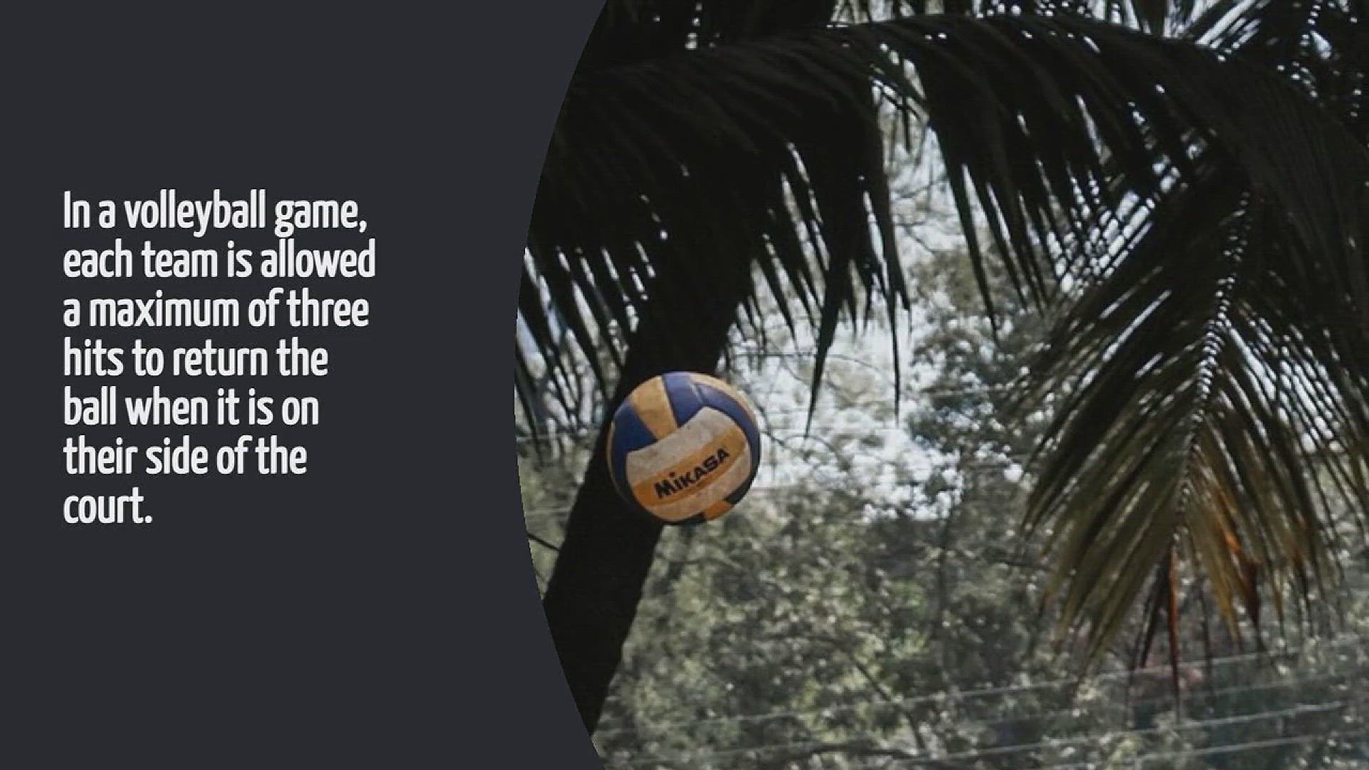 Video thumbnail for How Many Times Can The Team Hit The Volleyball When It Is On Their Side?