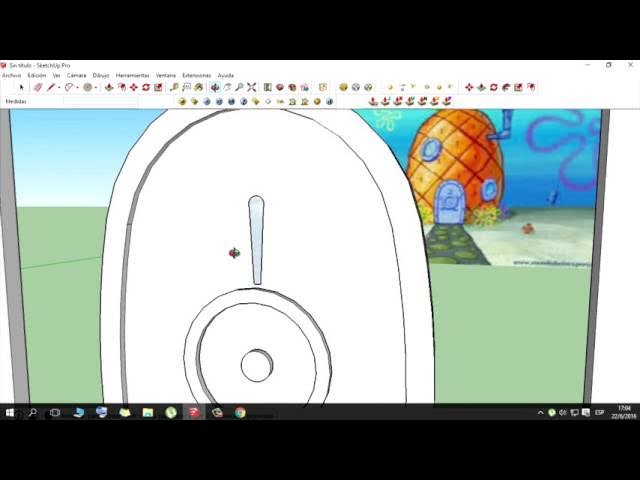 Video thumbnail for 1.- MODELAR CASA DE BOB ESPONJA | Sketchup Arquitectura