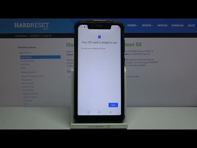 Video thumbnail for How to Format SD Card in ULEFONE Armor 5s – Fix SD Card Problems