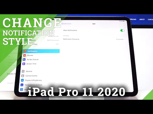 Video thumbnail for How to Manage Notifications Settings in iPad Pro 11 2020 – Notifications Settings