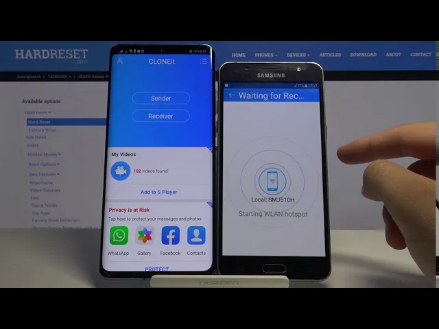 Video thumbnail for Use CLONEit App to Transfer Data from Samsung Galaxy J5 2016 to Android Phone