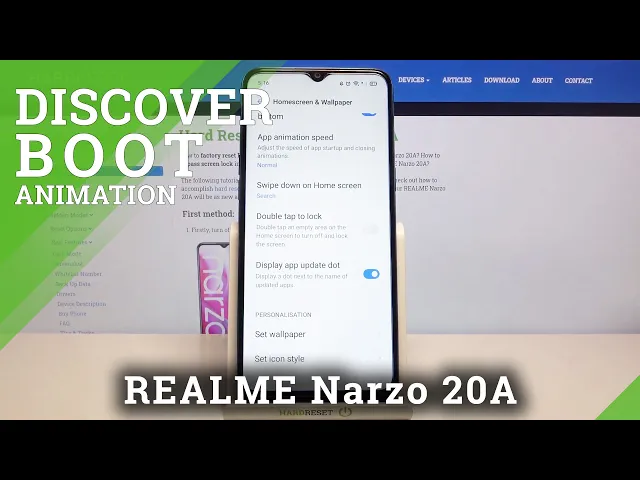Video thumbnail for Change Animation Speed - REALME Narzo 20A & Animation Customization