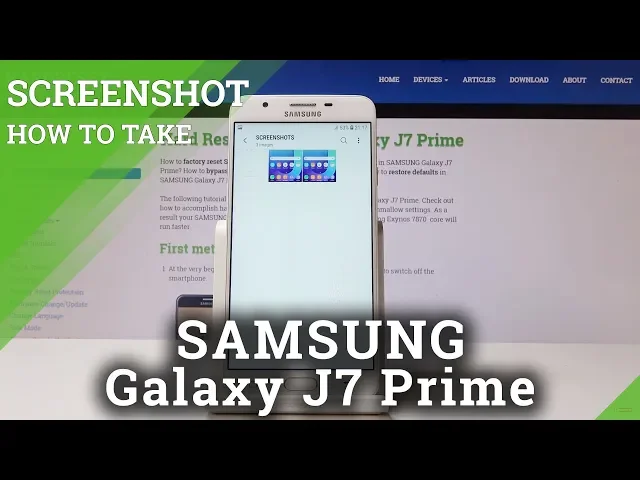 Video thumbnail for How to Take Screenshot in SAMSUNG Galaxy J7 Prime -  Capture Screen