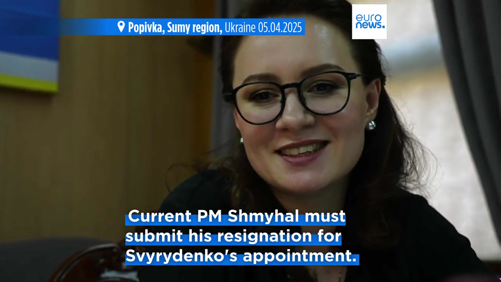 'Video thumbnail for Zelenskyy names Deputy Prime Minister Yulia Svyrydenko as Ukraine's new PM'