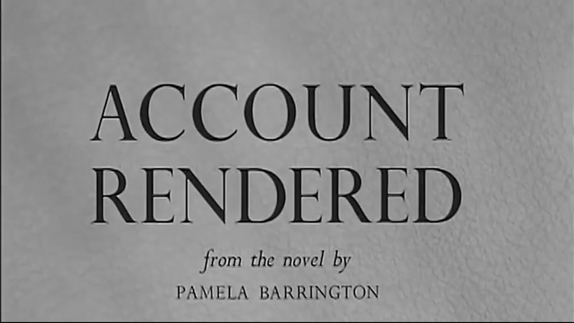 Video thumbnail for Account Rendered (1957)