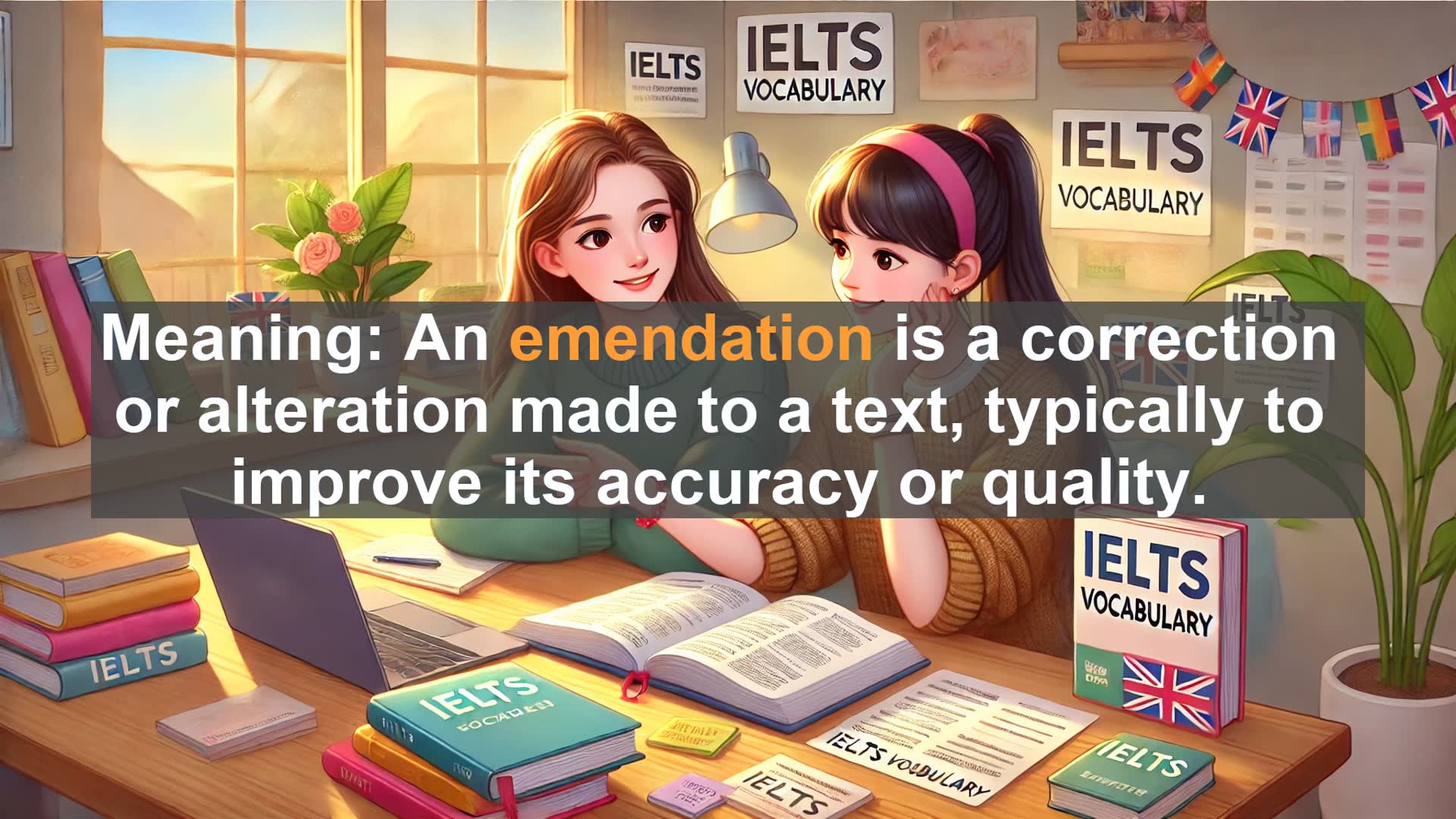 'Video thumbnail for 2000 Must Know IELTS 9.0 Vocabulary - Mastering 'Emendation': A Key Word for IELTS Success'