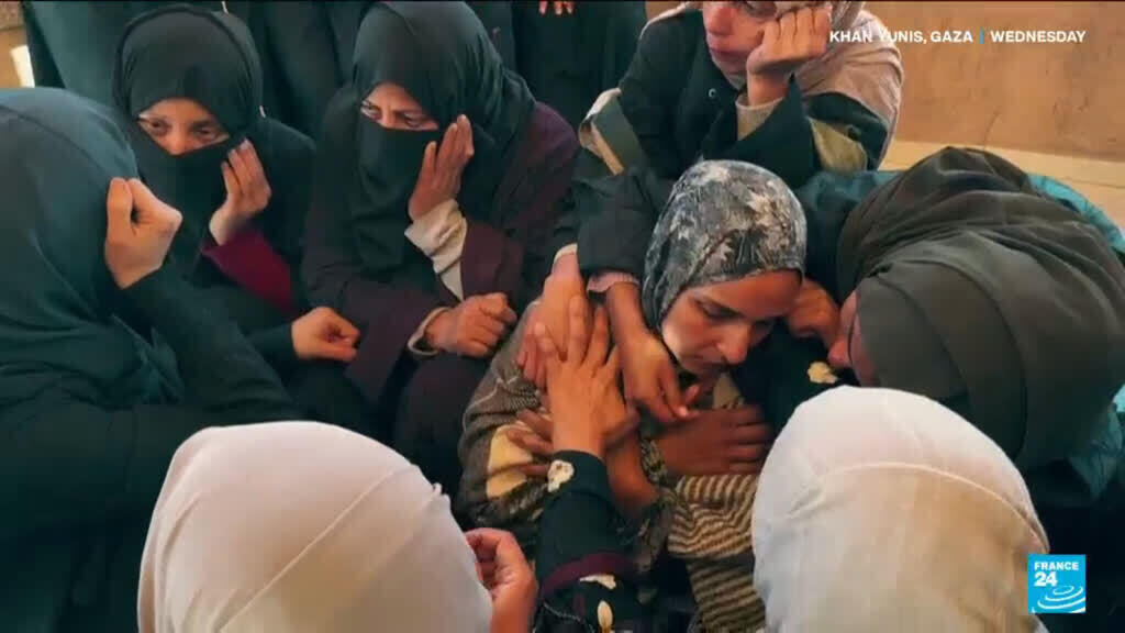 Video thumbnail for Israeli strikes kill at least 24 in Gaza