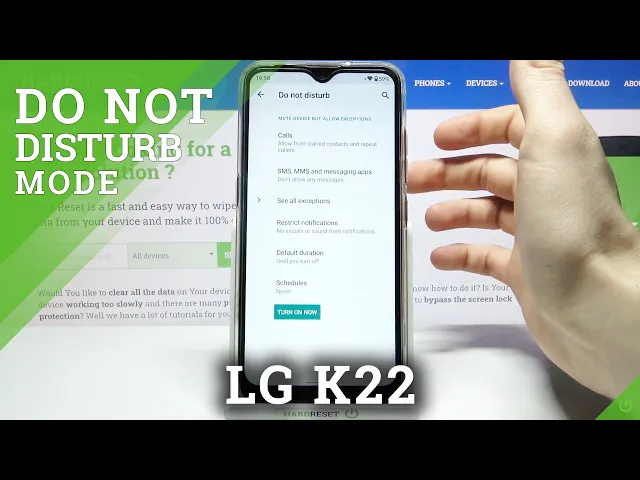 Video thumbnail for How to Enable DND Mode in LG K22 - Do Not Disturb Mode Activation