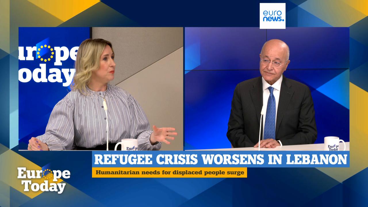 Video thumbnail for Iran war impact on civilians 'profound,' UNHCR chief tells Euronews