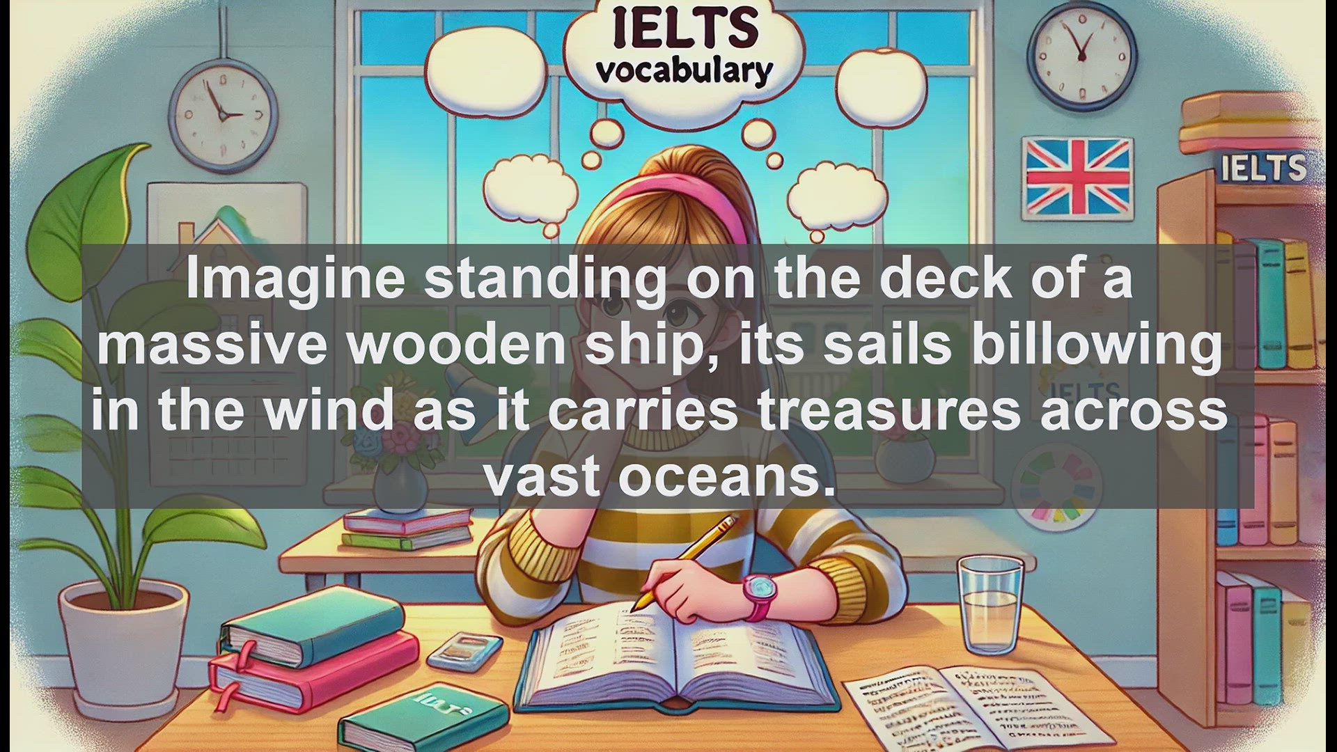 'Video thumbnail for 2000 Must Know IELTS 9.0 Vocabulary - Galleon: The Mighty Ship of Maritime History'