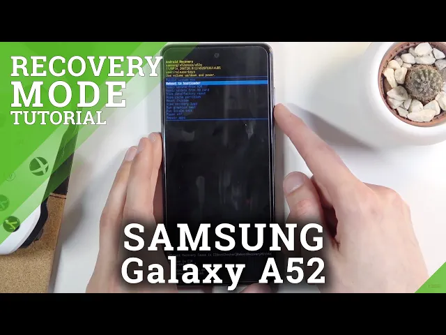 Video thumbnail for How to Access Recovery Mode in SAMSUNG Galaxy A52 – System Recovery