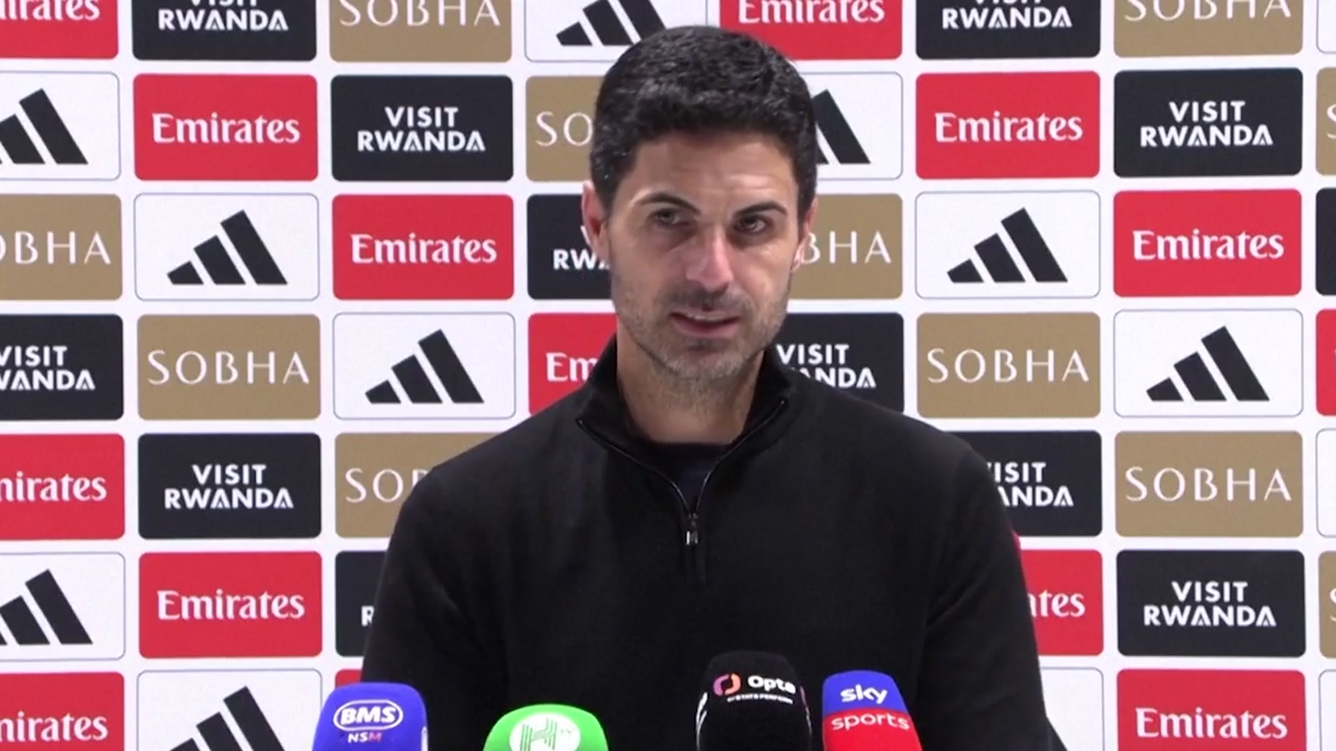 'Video thumbnail for Zubimendi ‘incredible’ and Madueke ‘exceptional’ - says Arteta'