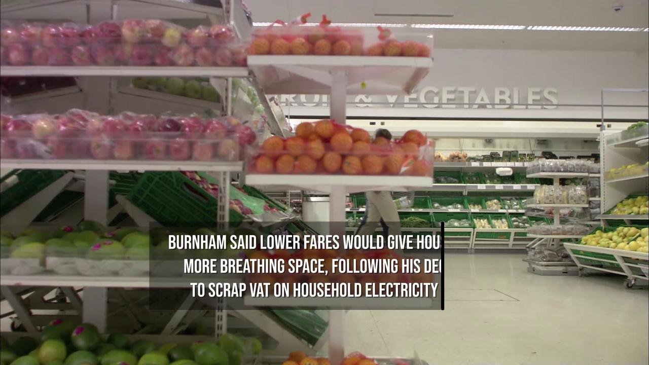 Video thumbnail for Burnham Brings Back £2 Bus Fare Cap.