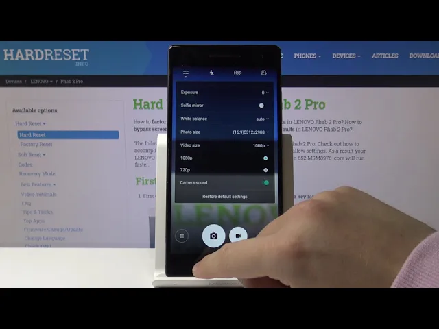 Video thumbnail for LENOVO Phab 2 Pro – How to Change Video Size / Video Resolution