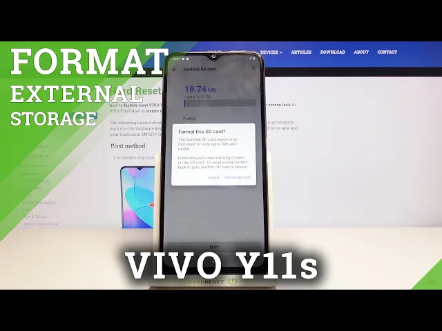 Video thumbnail for How to Format SD Card on VIVO Y11s – Fix Memory Card