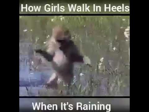 Video thumbnail for Girl's walking in high heels