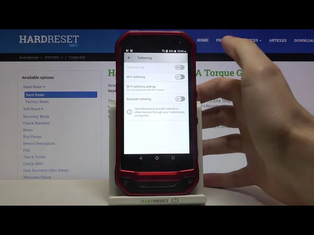 Video thumbnail for How to Enable Portable Hotspot – Create Hotspot on KYOCERA Torque G03