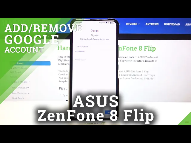 Video thumbnail for How to Add & Remove Google Account in ASUS ZenFone 8 Flip – Manage Google Users
