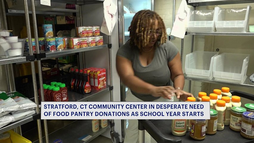 Video thumbnail for 'Staggering.' Stratford's Sterling Community Center in desperate need of food pantry donations as school year begins