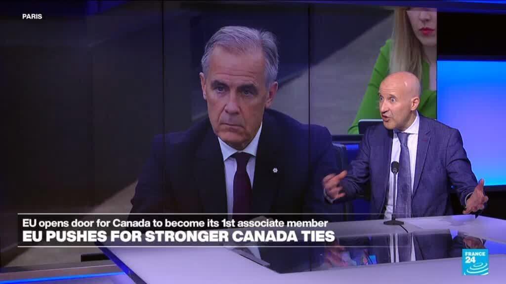 Video thumbnail for EU opens door for Canada to become first 'associate member'