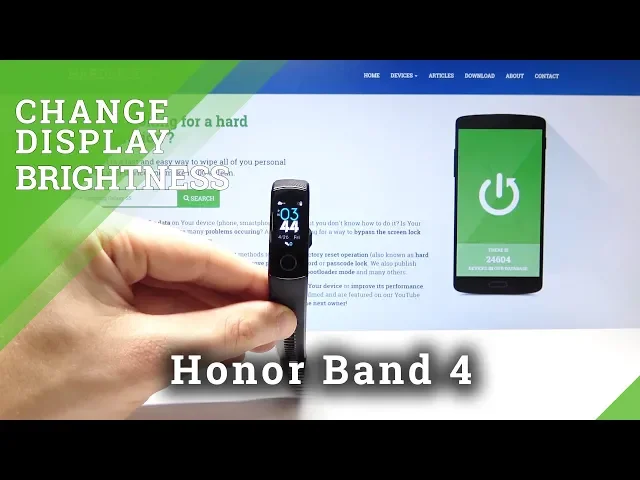 Video thumbnail for How to Change Display Brightness in Honor Band 4 - Update Display Look