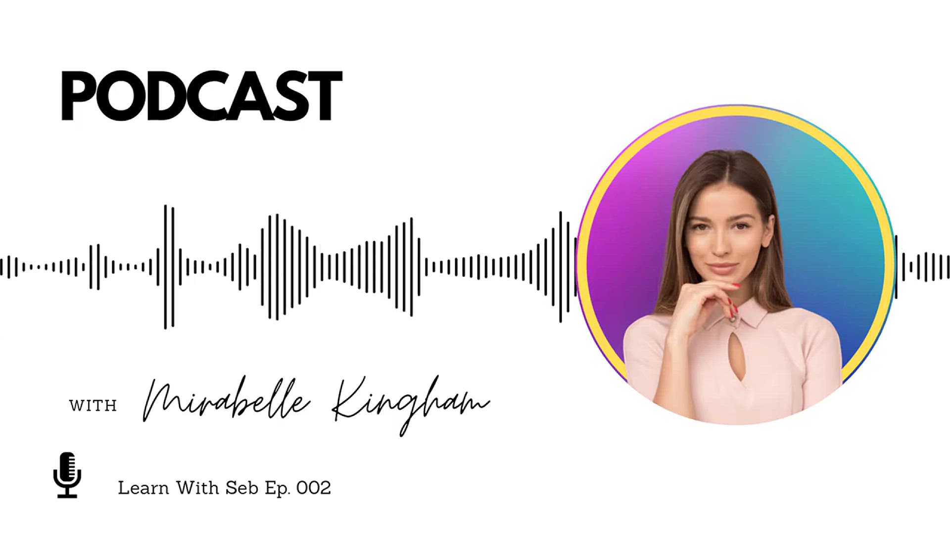 'Video thumbnail for How To Make A Podcast Visualiser in Canva (Podcast Audiogram Sound Wave Tutorial)'