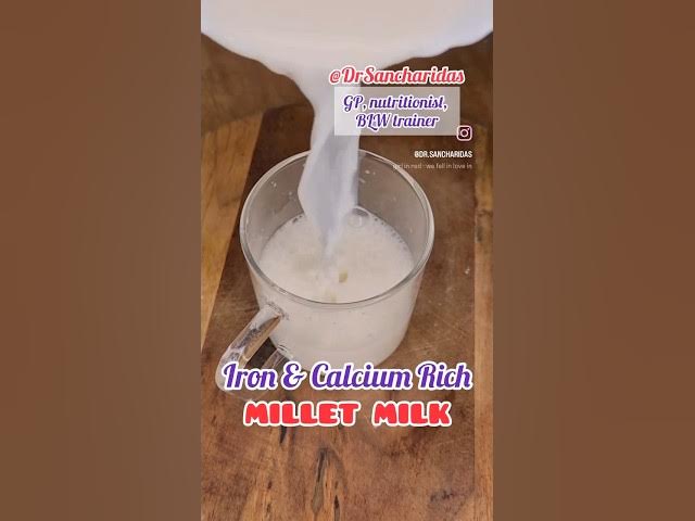 Video thumbnail for How to prepare Iron and calcium rich millet milk
