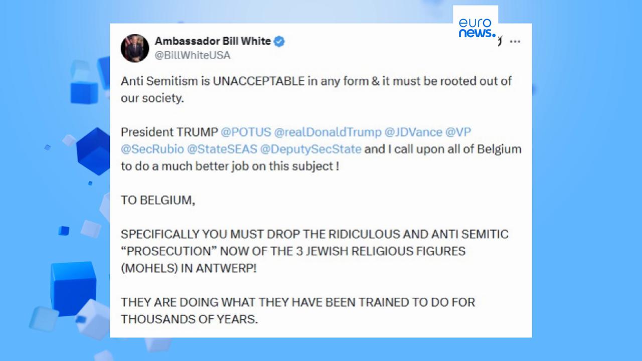 Video thumbnail for Belgium reprimands US ambassador over circumcision accusations