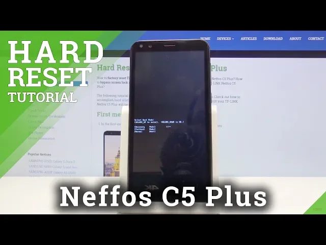 Video thumbnail for HARD RESET TP-LINK Neffos C5 Plus - Wipe Data / Bypass Screen Lock