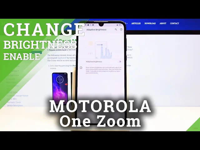 Video thumbnail for How to Set Auto-brightness in MOTOROLA One Zoom – Adjust Brightness