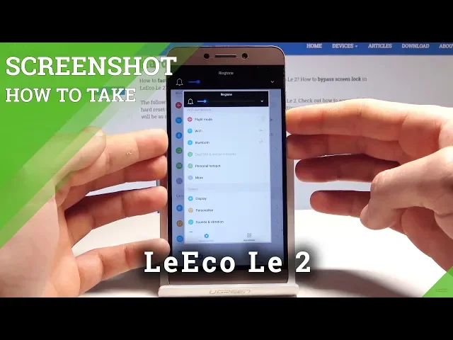 Video thumbnail for How to Take Screenshots on LeEco Le 2 - Find Screenshot Folder / Capture Screen