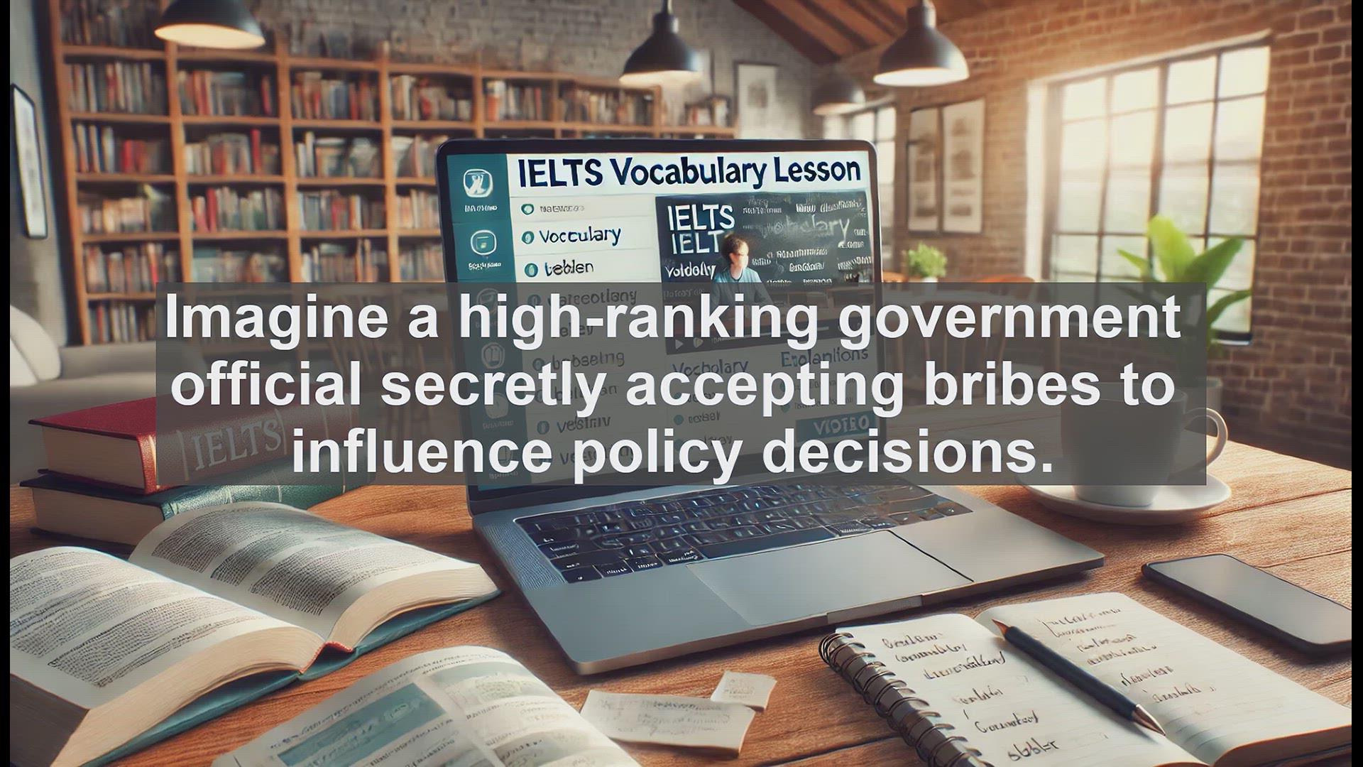 'Video thumbnail for 2000 Must Know IELTS 9.0 Vocabulary - Malfeasance: Understanding Official Misconduct'