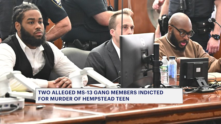 Video thumbnail for Trial begins for alleged gang members accused of killing woman in Hempstead 