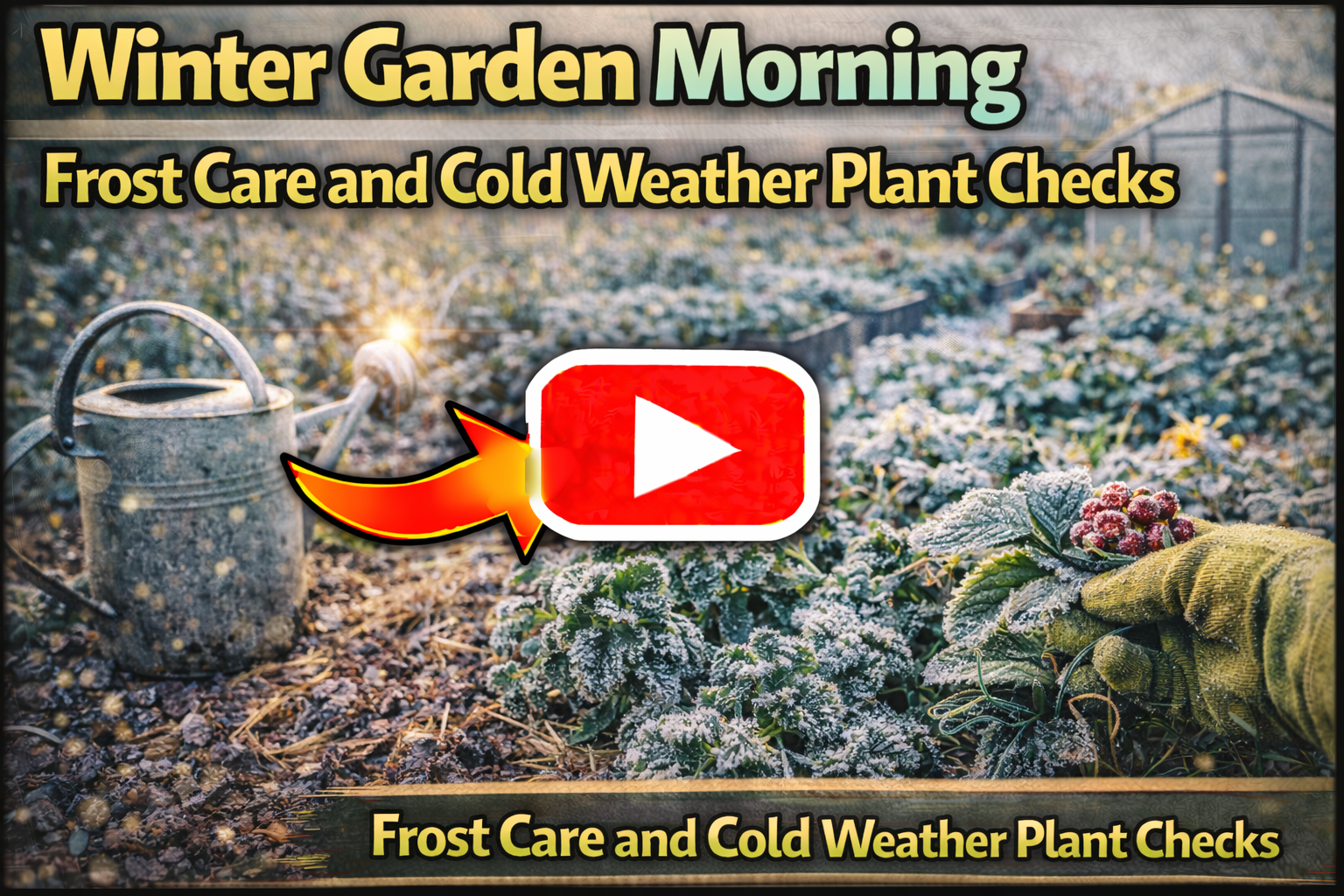 Video thumbnail for Winter Garden Morning | Frost Care and Cold Weather Plant Checks
