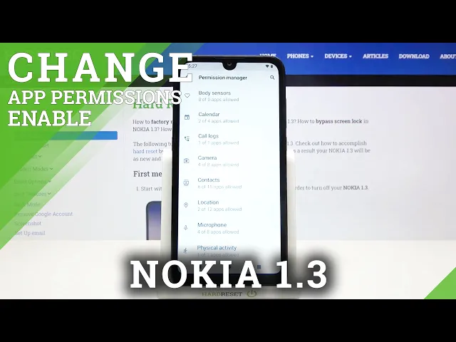 Video thumbnail for How to Manage App Permissions in NOKIA 1.3 – Change App Permissions