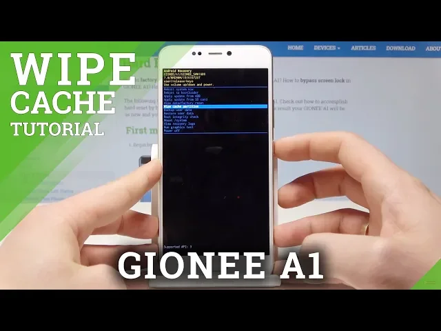 Video thumbnail for How to Wipe Cache in GIONEE A1 - Reset Cache Partition