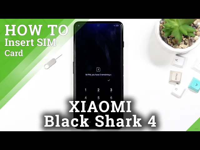 Video thumbnail for How to Insert Nano SIM into XIAOMI Black Shark 4 - Install SIM Card
