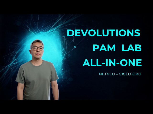 Video thumbnail for Install Devolutions PAM - All-In-One LAB  Deployment from Scratch (Devolutions Lab Series #1)