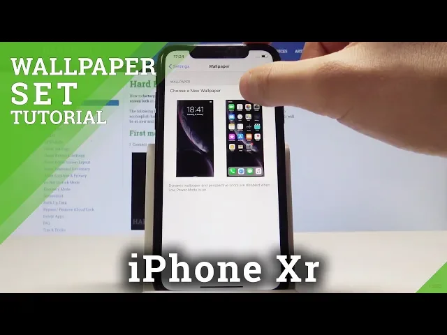 Video thumbnail for How to Change Wallpaper in iPhone Xr - Set Up Wallpaper in iOS