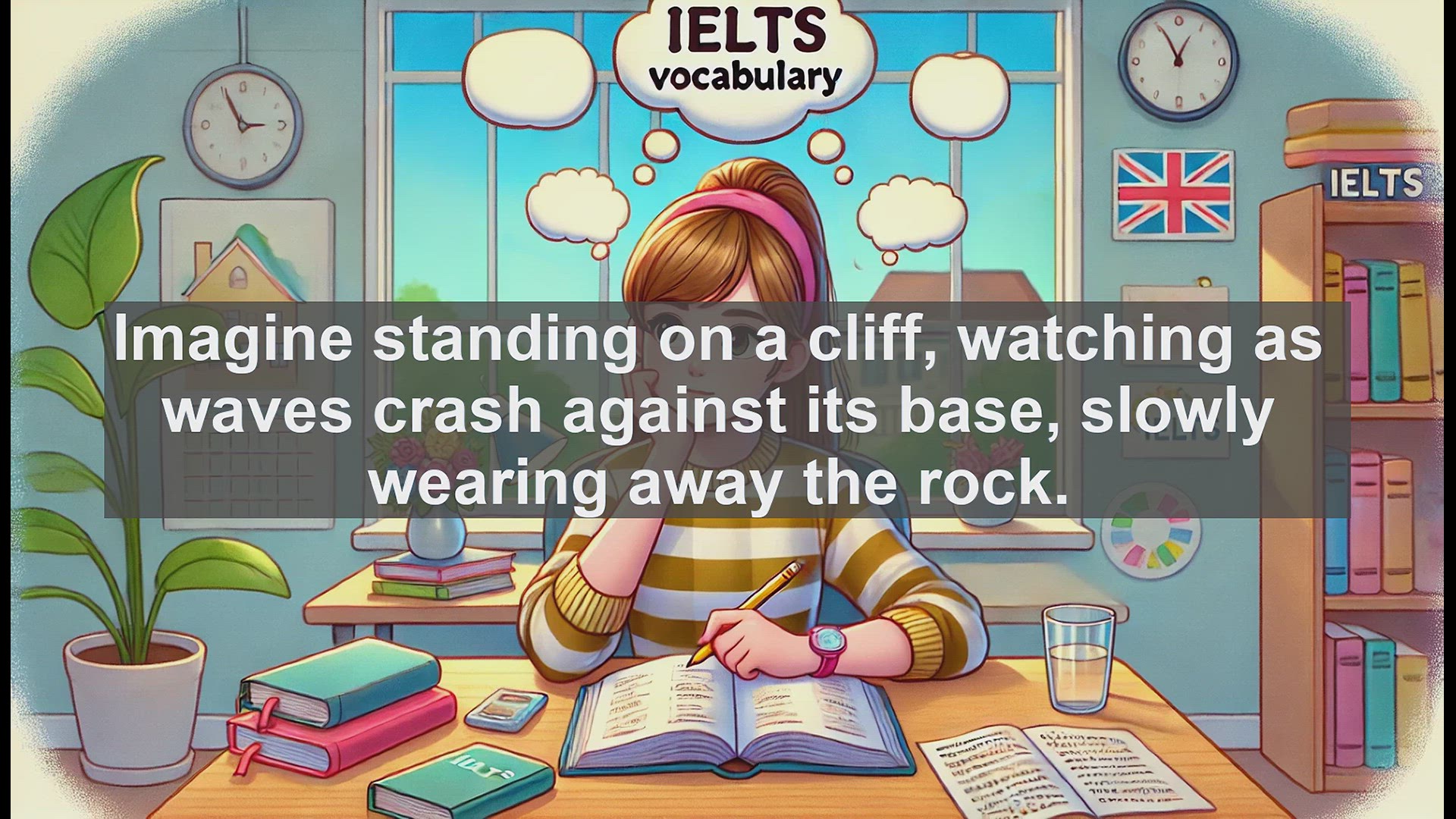 'Video thumbnail for 2000 Must Know IELTS 9.0 Vocabulary - Mastering 'Erode' for IELTS Success'