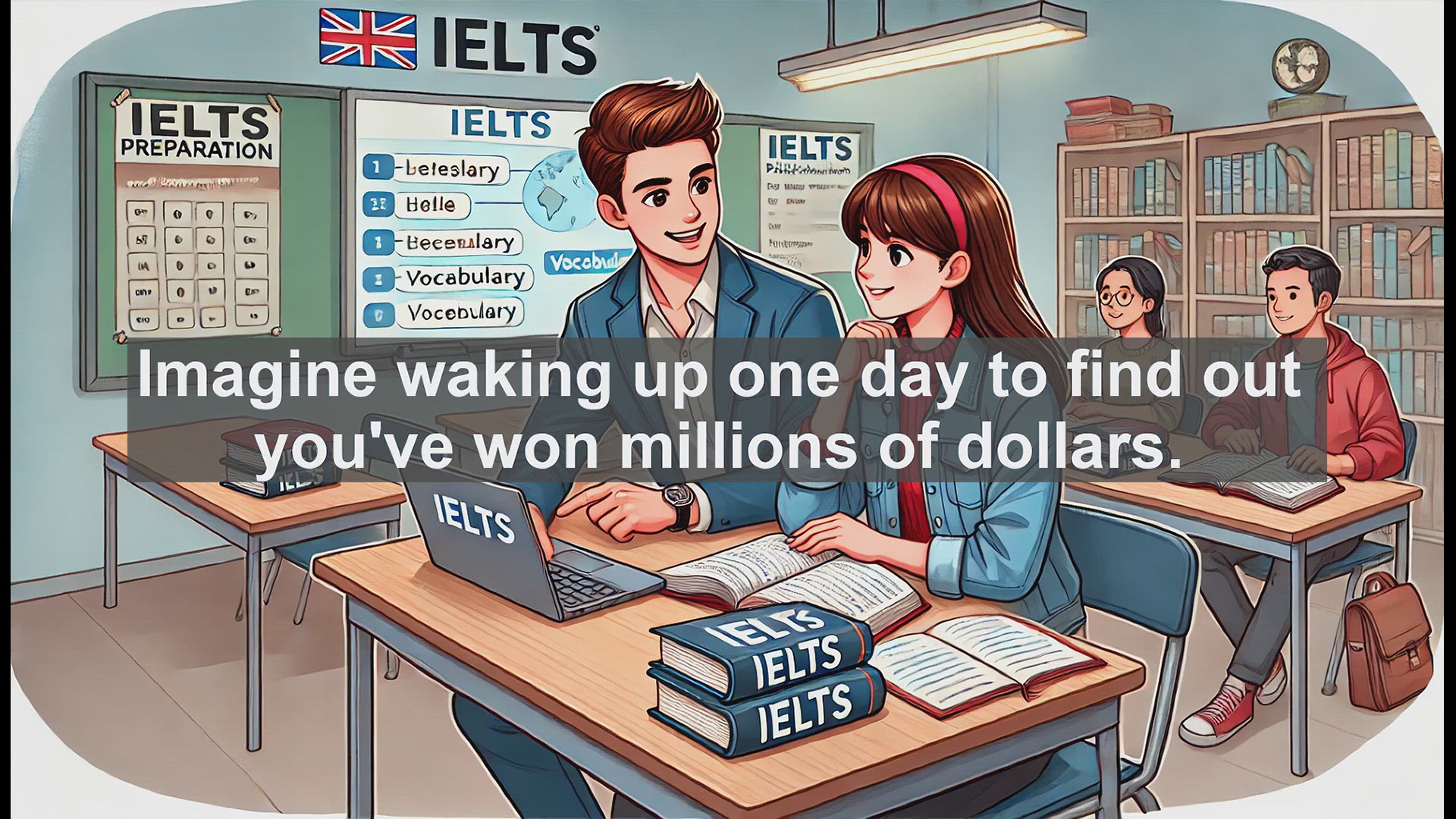 'Video thumbnail for 2500 Must Know IELTS 6.5 Vocabulary - Lottery: Meaning, Usage, and Common Mistakes'
