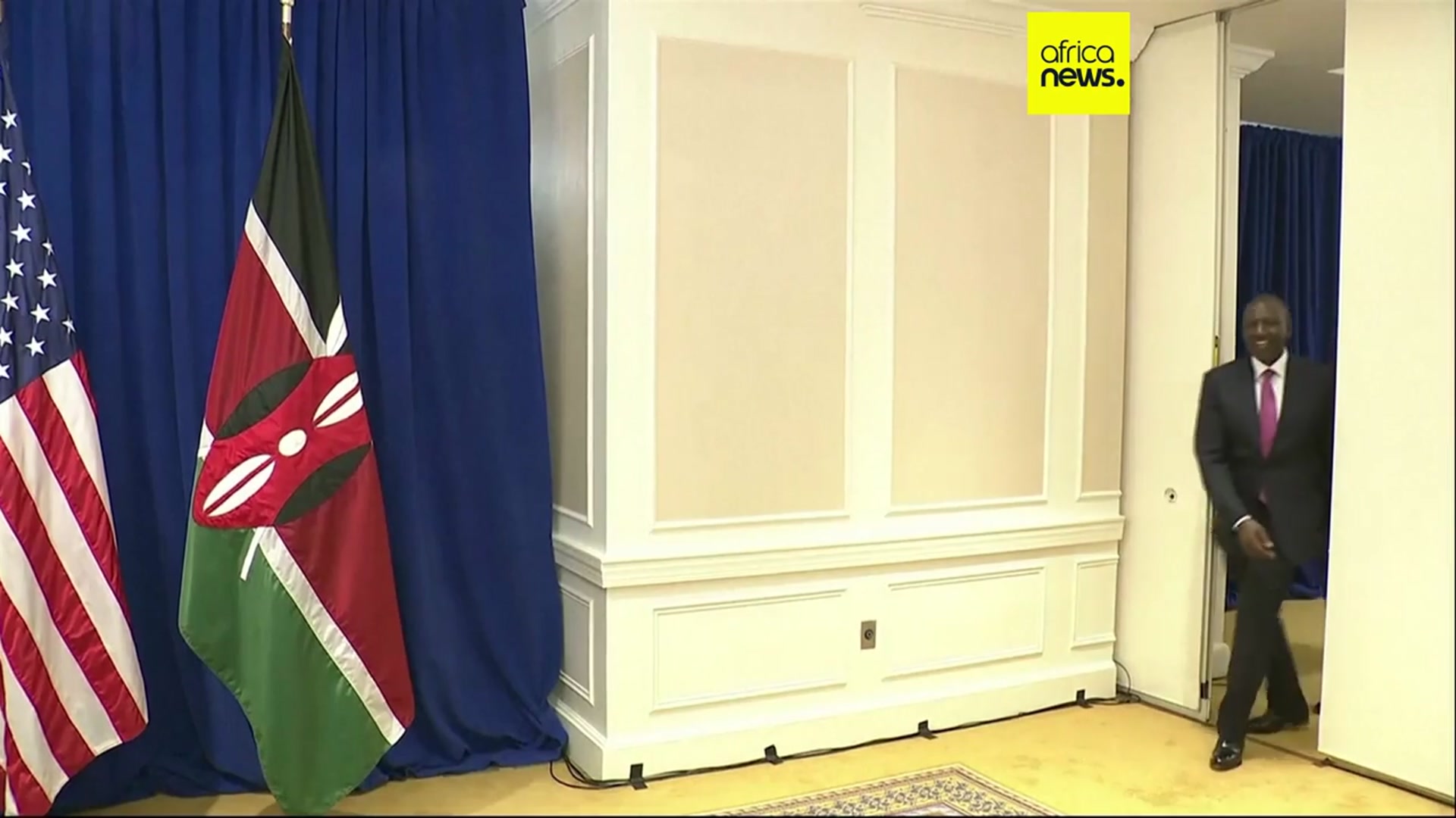 'Video thumbnail for Kenya says US Vice President's trip to country has been called off'