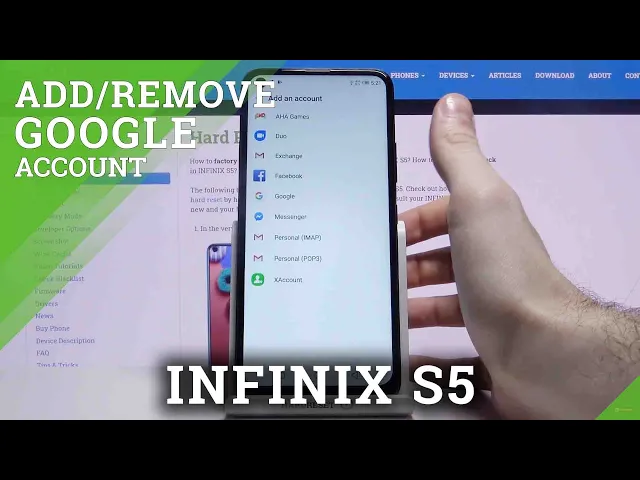 Video thumbnail for How to Add and Remove Google Account in INFINIX S5 – Manage Google Account