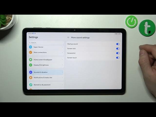 Video thumbnail for How to enable touch sounds on Huawei MatePad SE / How to disable touch sounds on MatePad SE